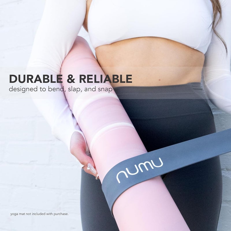 Numu Store Yoga Mat Strap Slap Band - Easy Snap On to Keep Exercise Mat Tightly Rolled and Secured for Yoga Mat Storage and Travel - Image 5